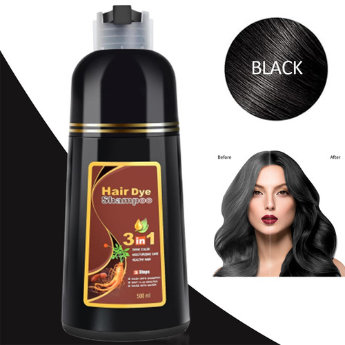 Dark brown 3in1 hair - brown,