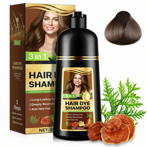 Hair dye shampoo 500ml - dye,