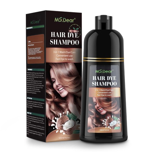 500ml hair dye - 500ml, shampoo