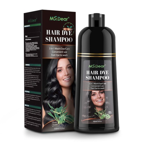 500ml hair dye - 500ml, shampoo