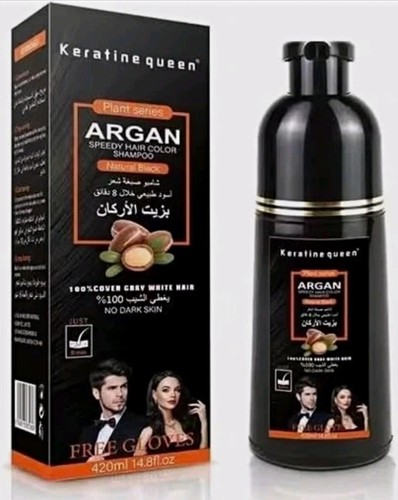 Black hair dye shampoo - dye,