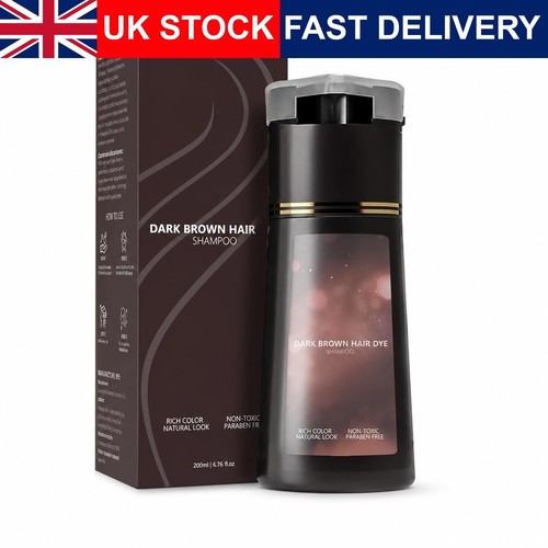 Hair dye shampoo dark - hair,