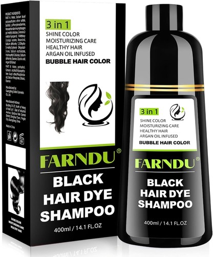Black hair dye - black, 3