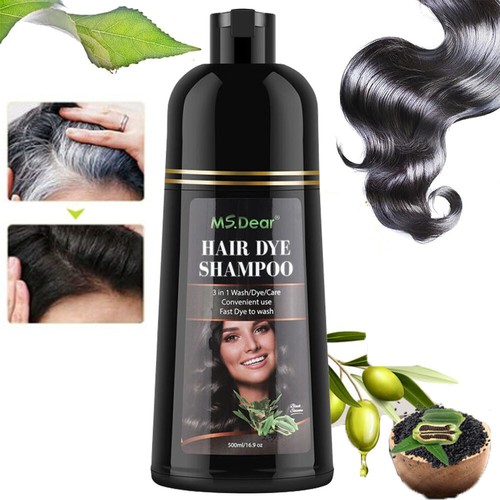 Black hair color shampoo - hair,