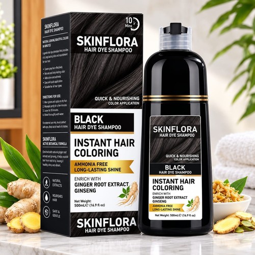 Hair dye shampoo instant color - dye,