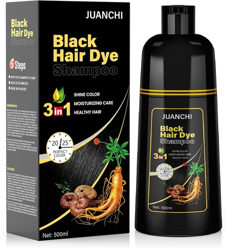 Black hair dye - hair,