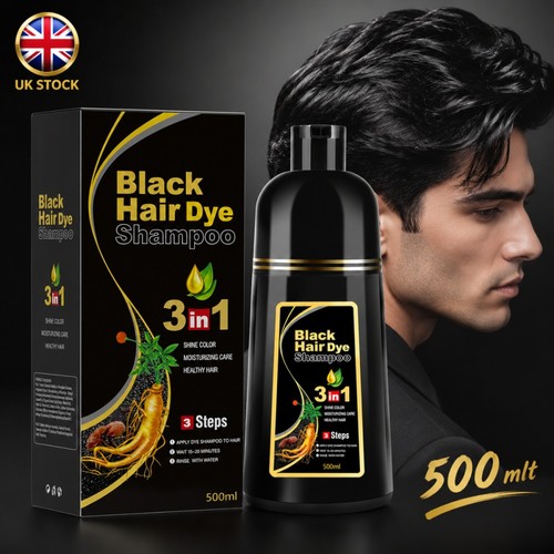 Black hair dye shampoo for - hair,