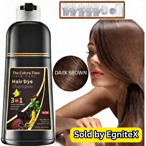Instant hair dye - dye, shampoo