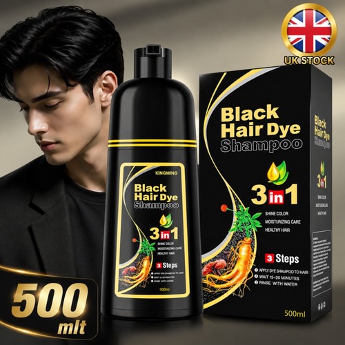 Black hair dye shampoo for - hair,