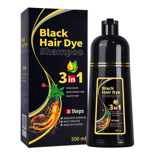 Black hair dye - 3, in