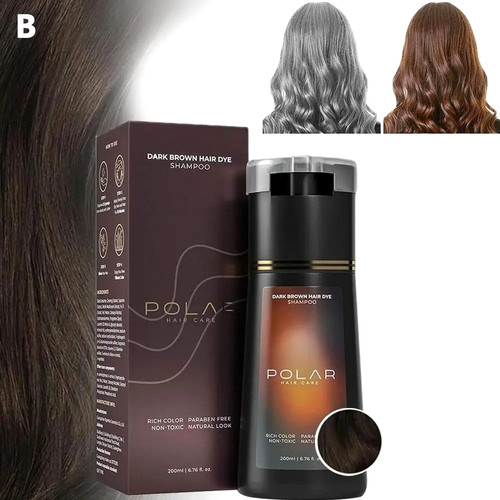 Hair dye shampoo for gray - hair,