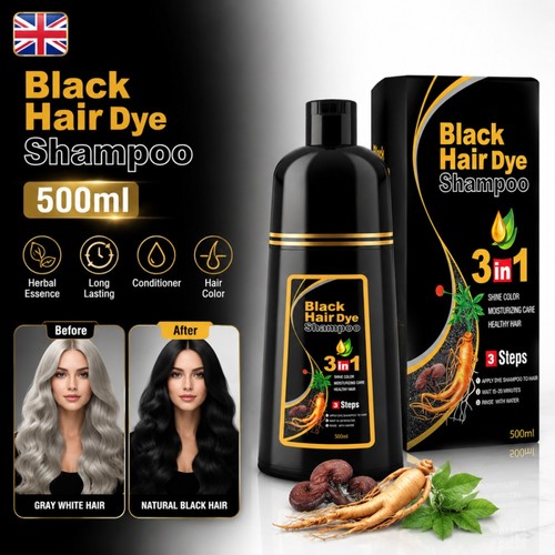 Hair dye shampoo - 3, 1