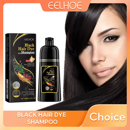 Black hair dye - black,