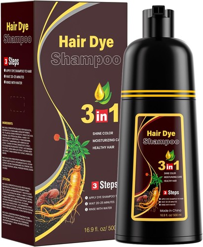 Dark brown hair dye - hair,