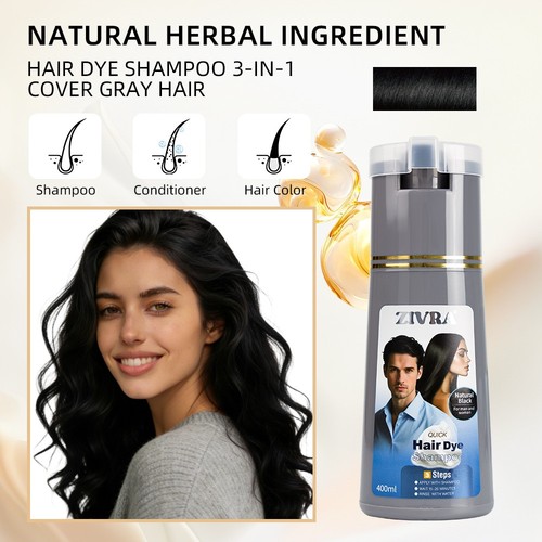 Black hair dye - dye, shampoo