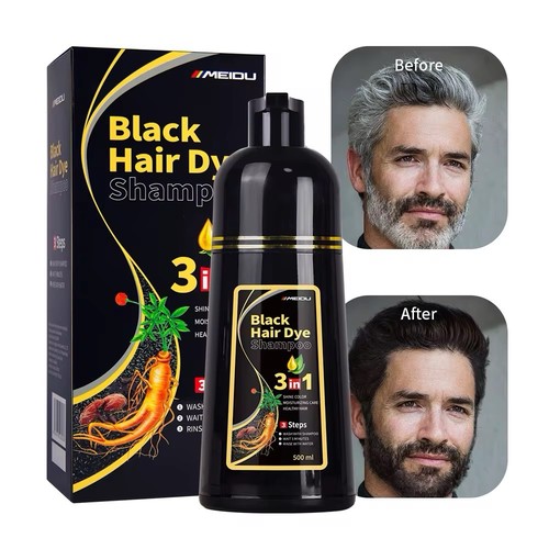 Meidu black hair color - 3-in-1,