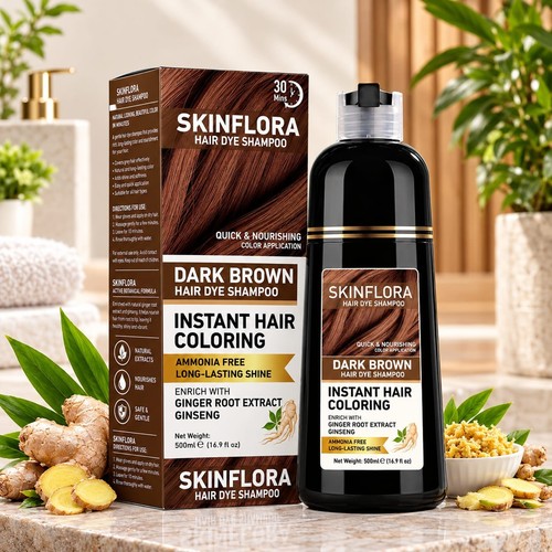 Hair dye shampoo instant - shampoo, color