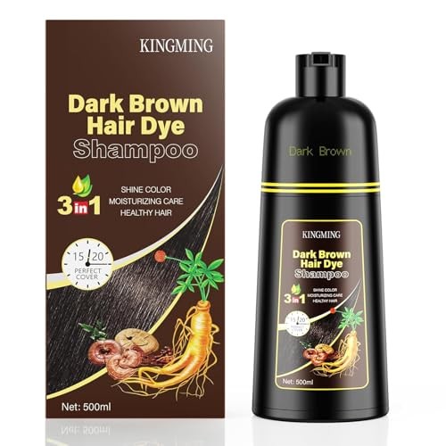 Black hair dye shampoo 1 - black, 3