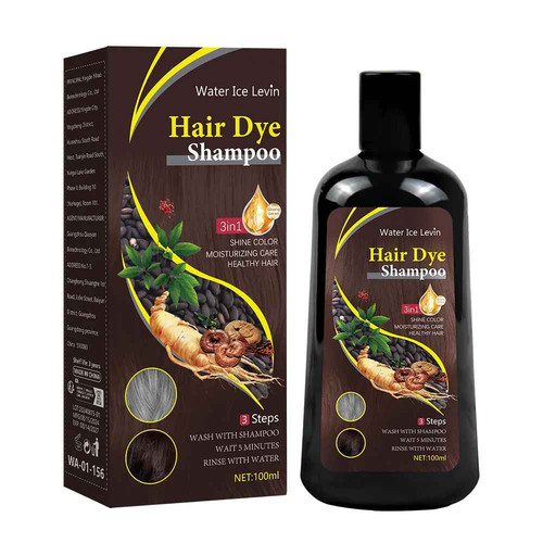 Black hair dye - black, for