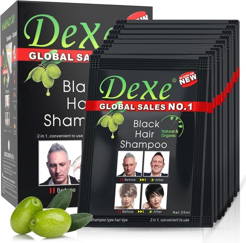 Dexe hair dye shampoo instant - shampoo,