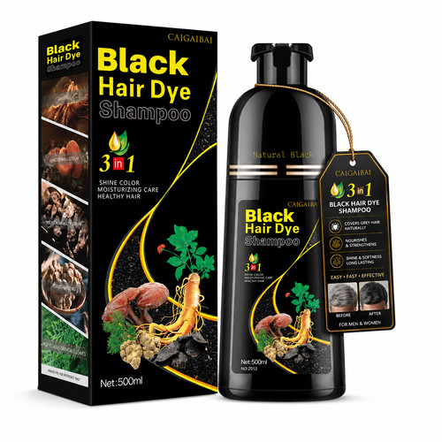 Black hair dye - dye, 1